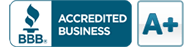 BBB A+ Accredited Business 