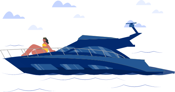 Boat insurance illustration