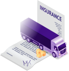 Commercial insurance in San Francisco illustration