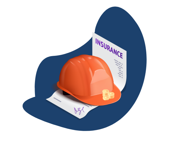 Hard Hat on Insurance Papers for Workers’ Compensation Insurance in San Francisco, California